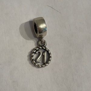 Pandora 21 Charm